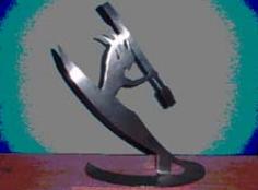 Metal sculpture/award: K1 Ender